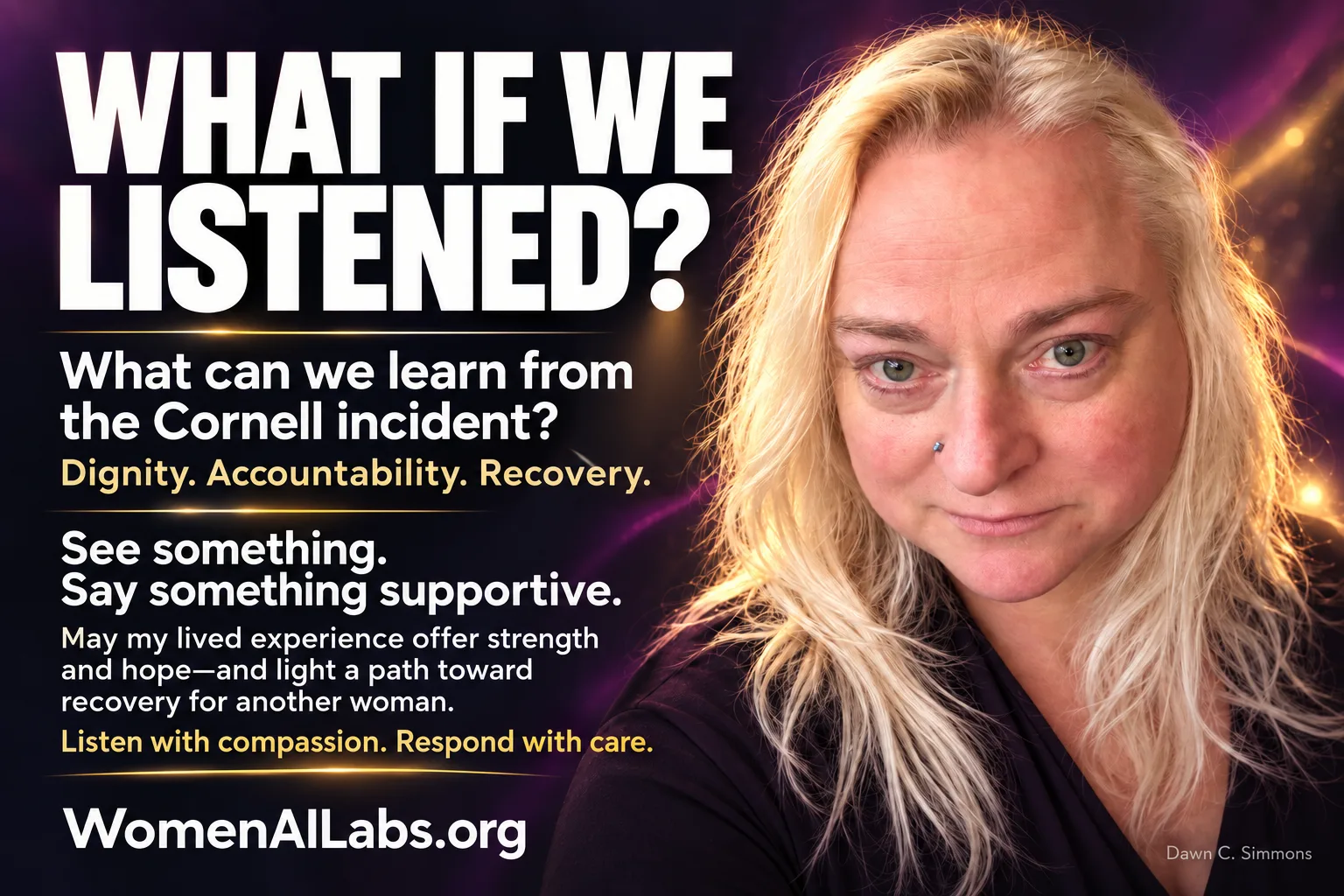 Violent Assault Recovery Guide - The "What We Learned from Cornell" Challenge